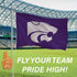 Kansas State University Single Sided Estate Flag with 2 Grommets, 3'x5'