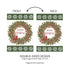Christmas Cardinal Moire Garden Flag