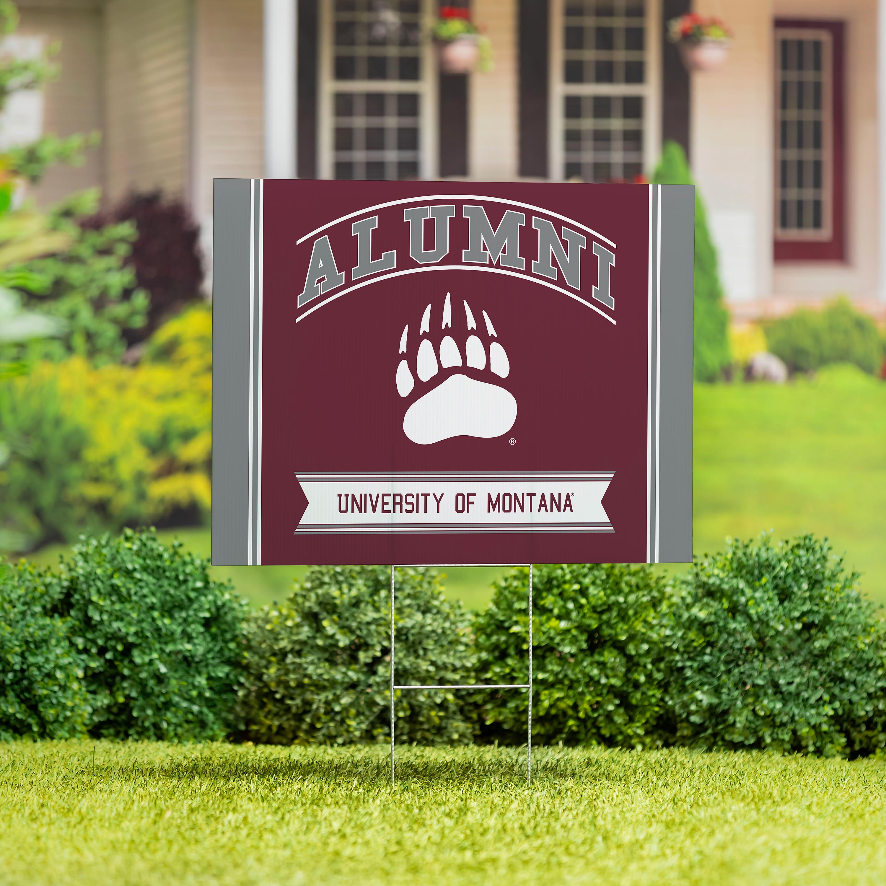 University of Montana Coroplast Yard Sign Alumni