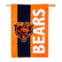 Double-Sided Embellished NFL Team Pride Applique House Flag, Chicago Bears