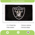 Las Vegas Raiders Single Sided Estate Flag with 2 Grommets, 3'x5'