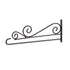 Swirl Wall-Mount Garden Flag Hanger