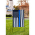 Thin Blue Line House Applique Flag