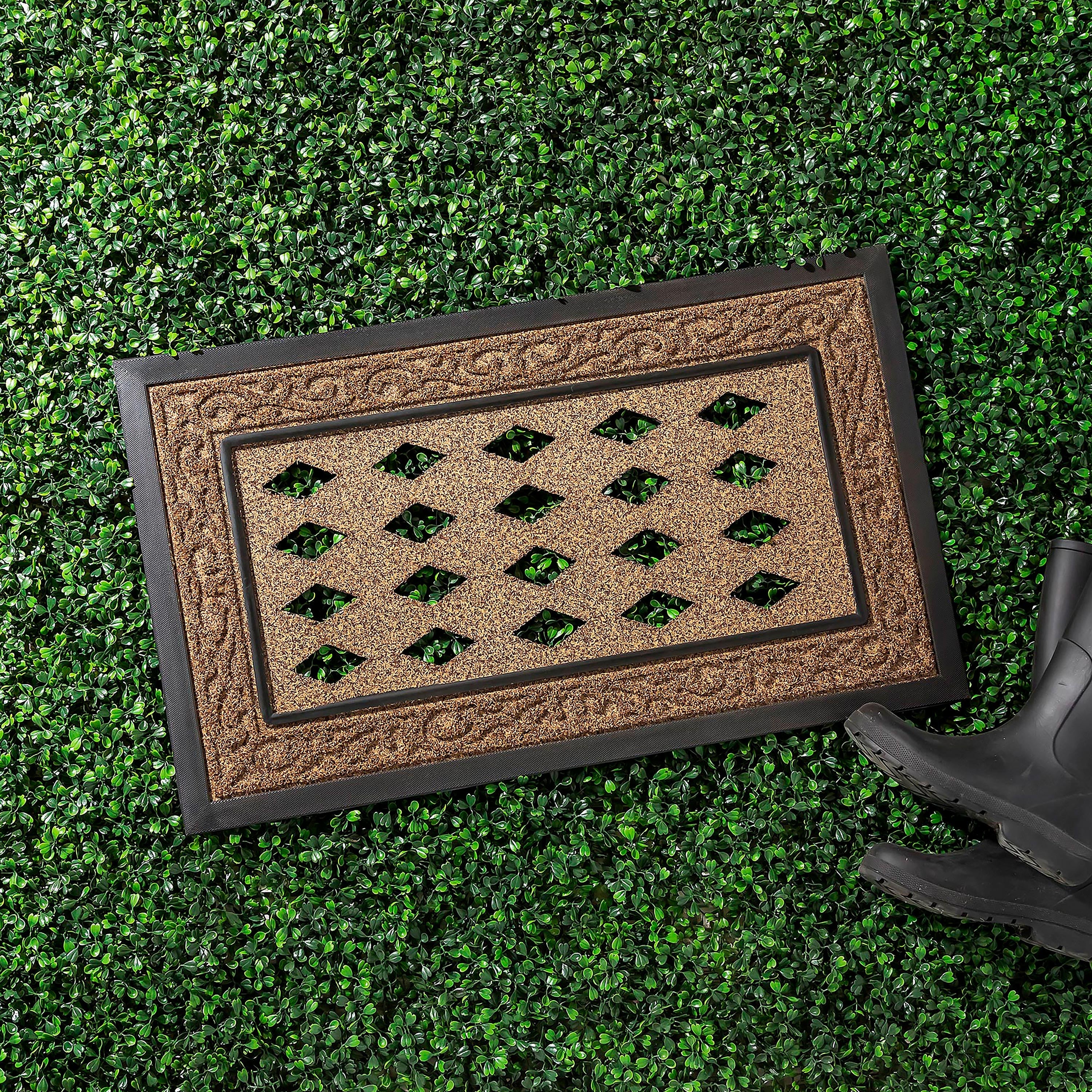 Brown Scroll Sassafras Mat Tray