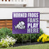 Texas Christian University Coroplast Yard Sign "Fans Play Here"