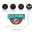 NFL Shaped Coir Door Mat, Dolphins