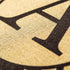 Cambridge Monogram Burlap Sassafras Switch Mat, Letter A
