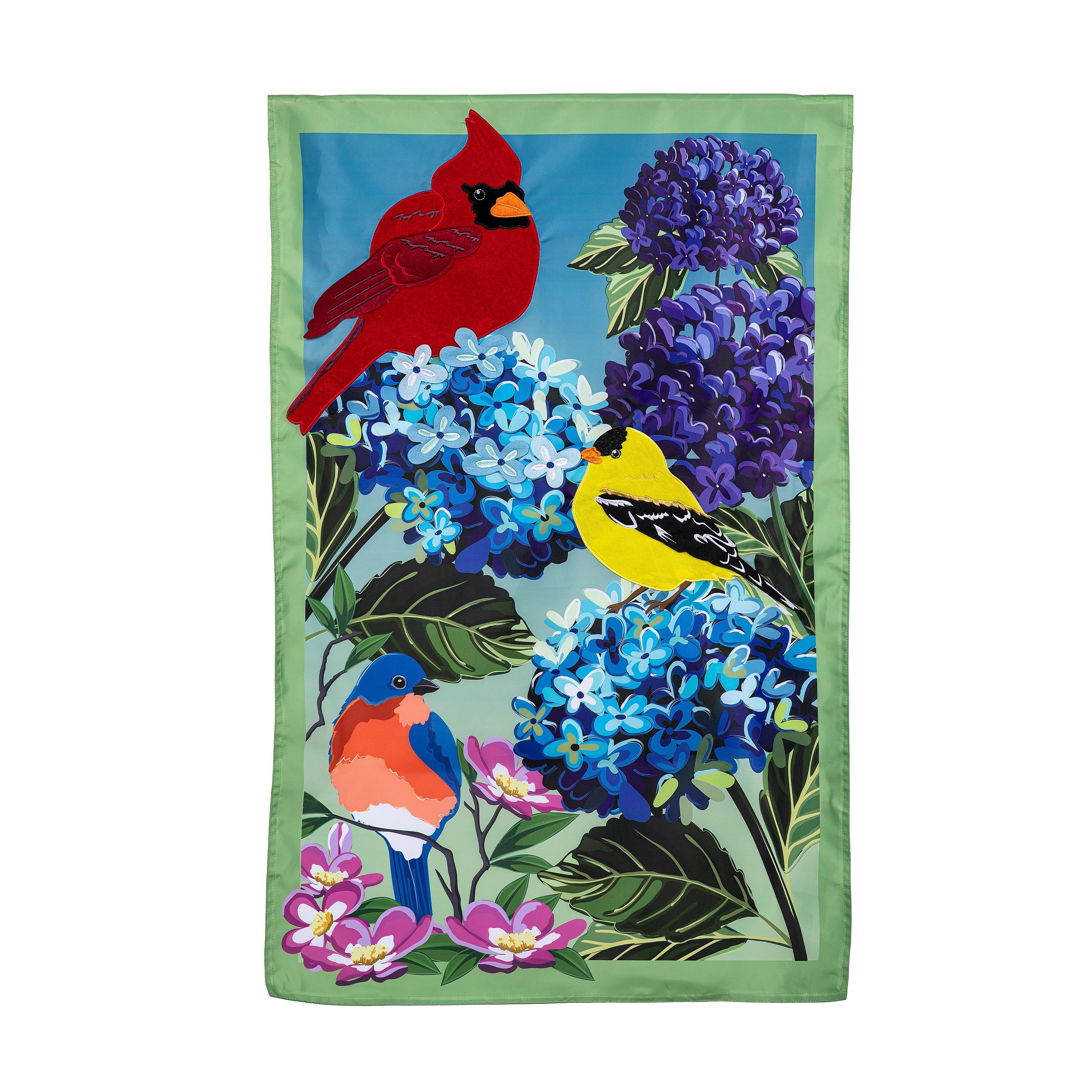 Songbird Sonata Applique House Flag