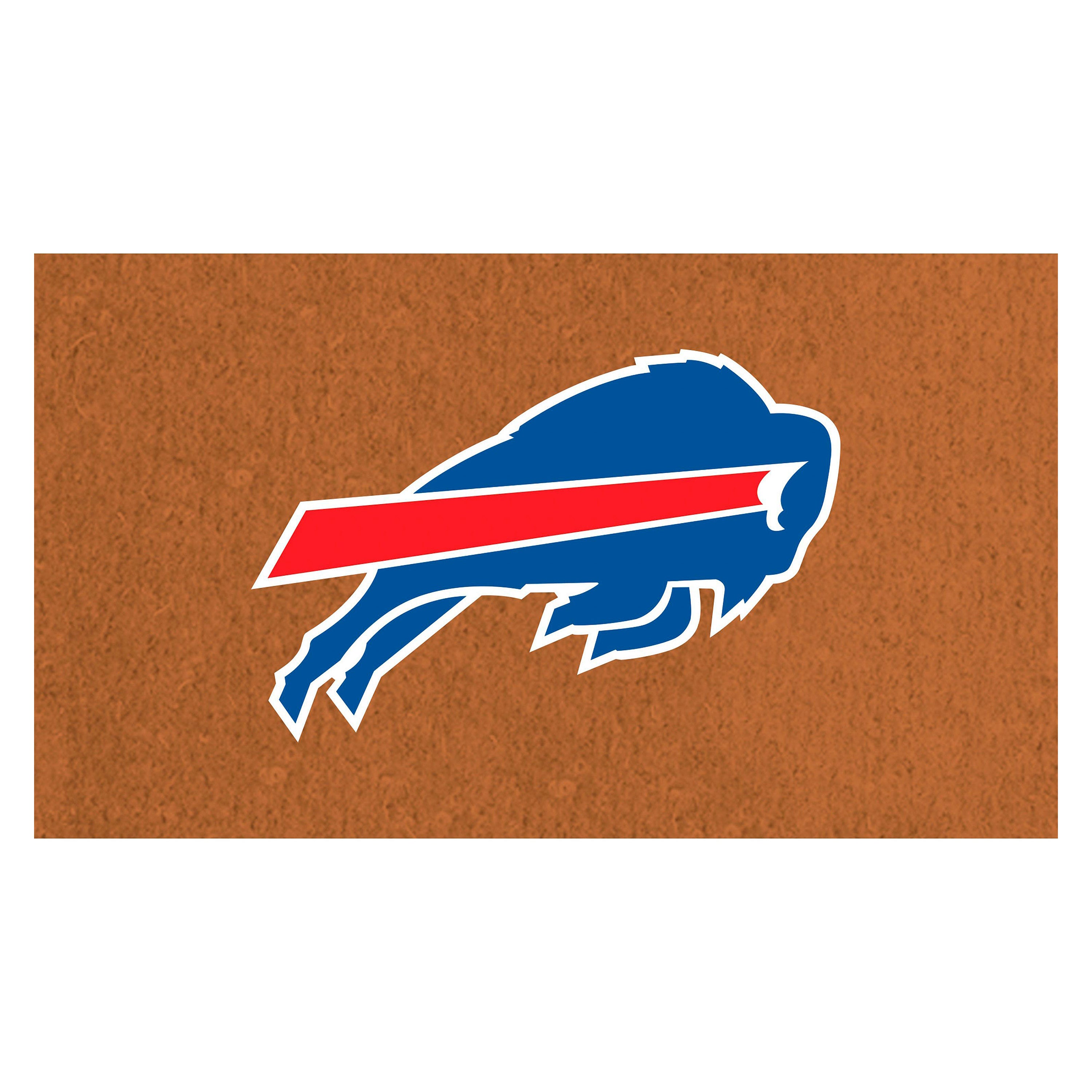 Coir Mat, 16"x28", Buffalo Bills