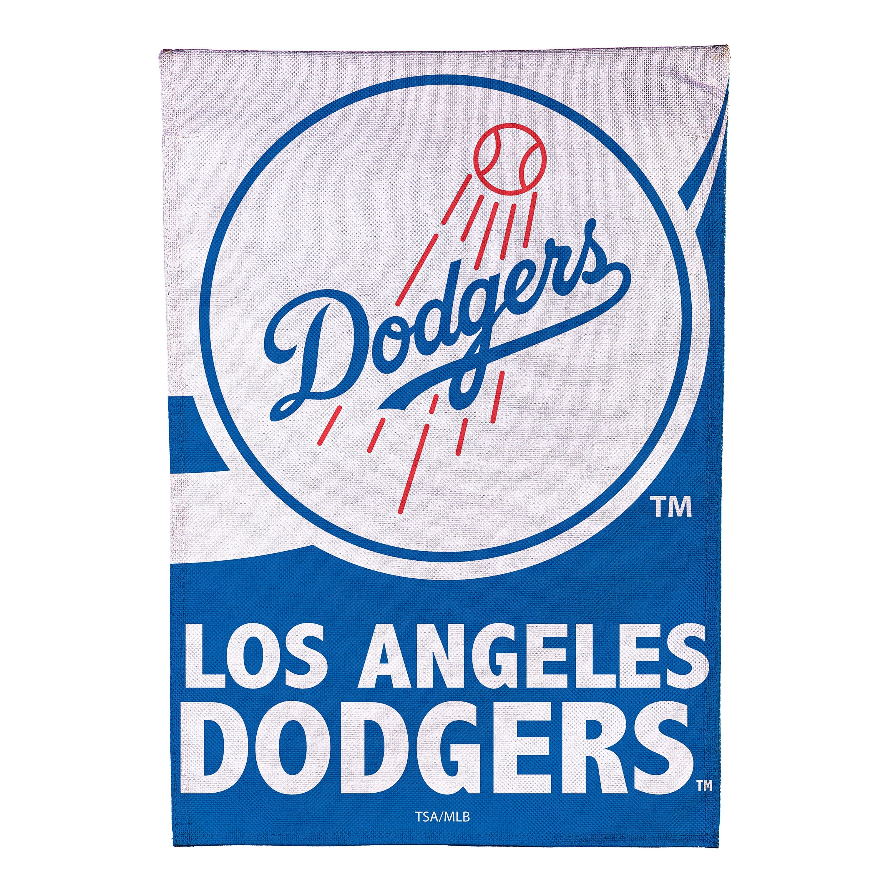Los Angeles Dodgers Burlap Garden Flag
