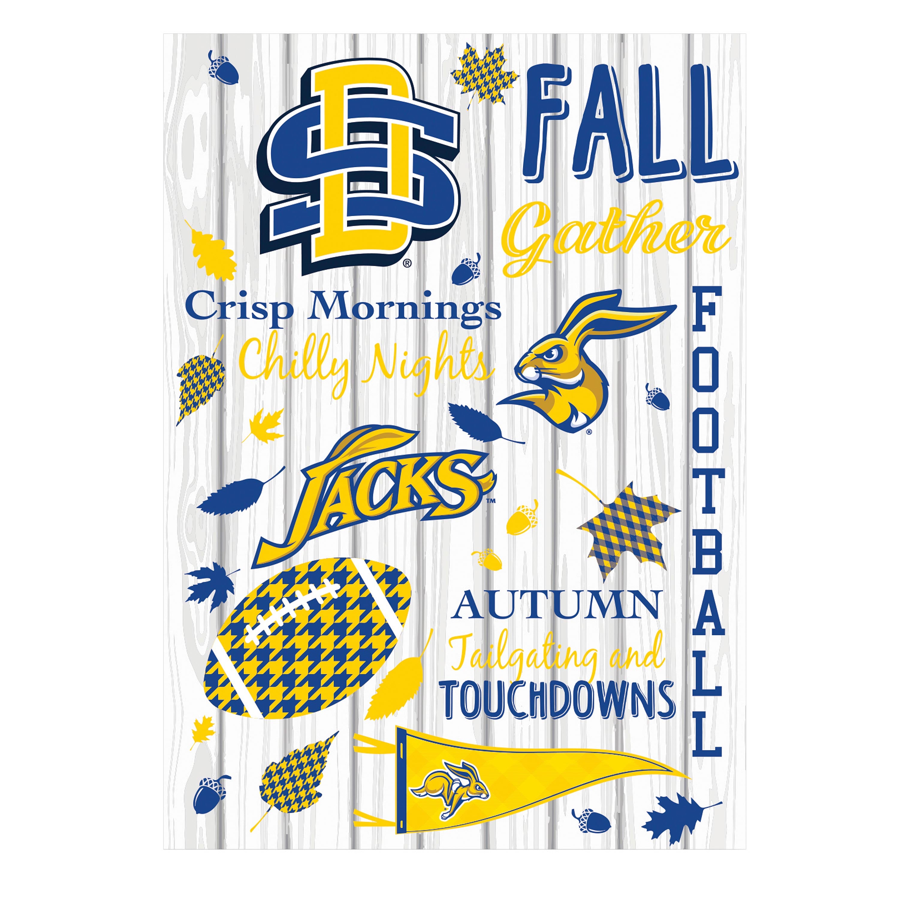 South Dakota State University, Moire Flag, House Size, Fall Seasonal