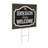 Wake Forest University Coroplast Yard Sign, "Fans Welcome"
