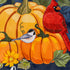 Welcome Friends of Fall  Applique Garden Flag