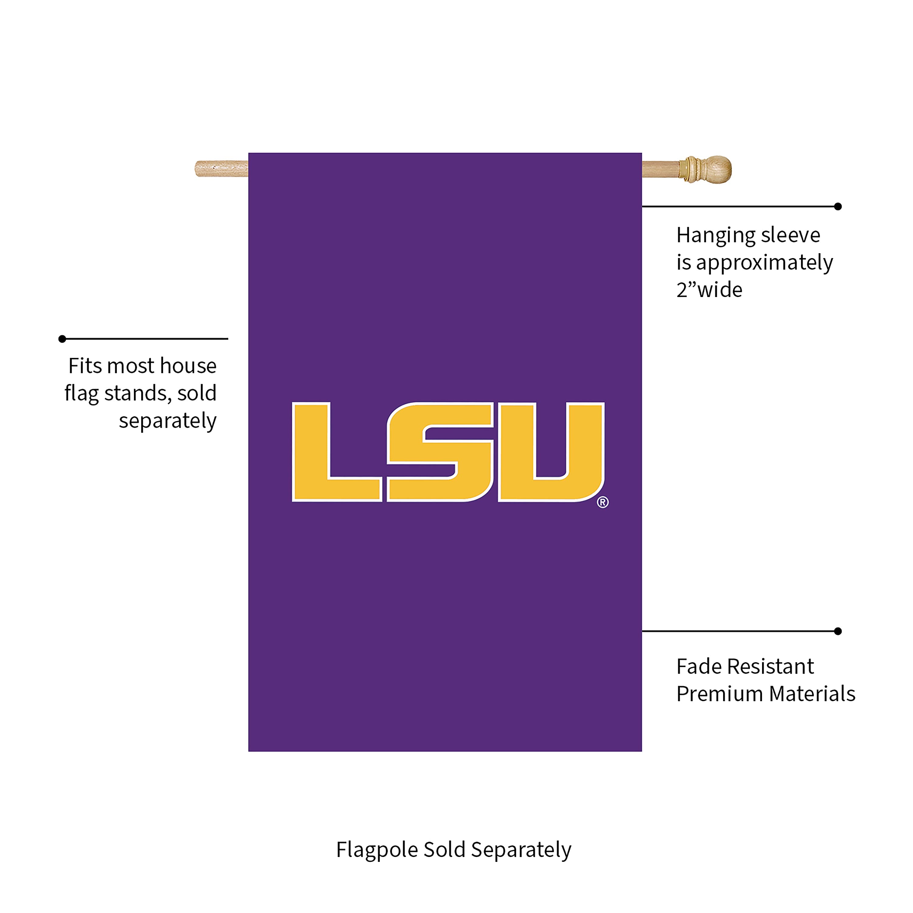 Applique Flag, Reg, Louisiana State University