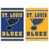 St. Louis Blues Embossed Suede House Flag