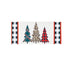Mixed Print Christmas Trees Sassafras Switch Mat