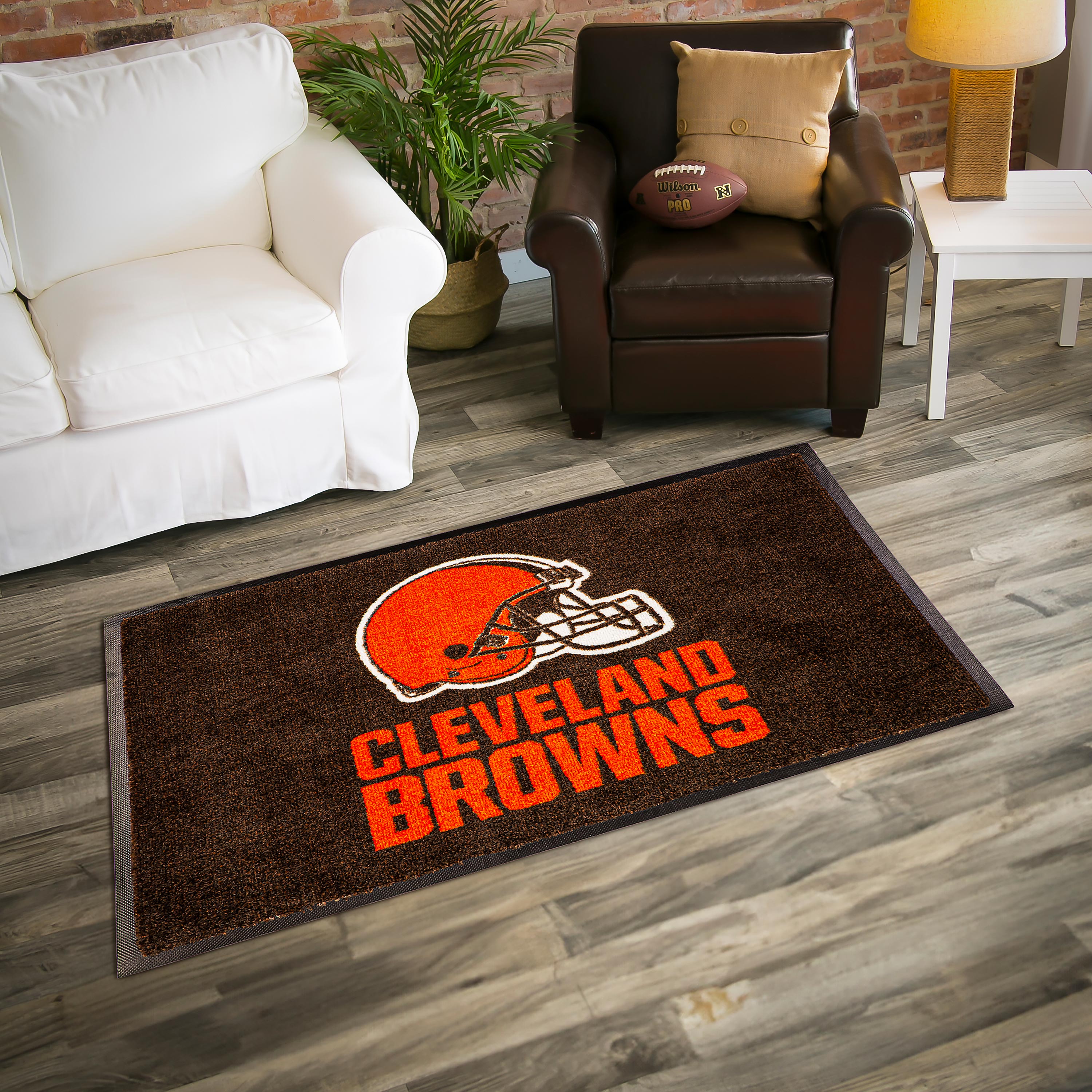 3'x5'  Large USA Indoor Outdoor Entryway Mat, Cleveland Browns