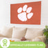 Clemson University Single Sided Estate Flag with 2 Grommets, 3'x5'