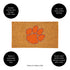 Coir Mat, 16"x28", Clemson University