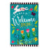 Welcome Spring Bunny Applique House Flag