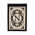 Cambridge Monogram Garden Applique Flag, Letter N