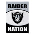 Las Vegas Raiders Suede Flag, House