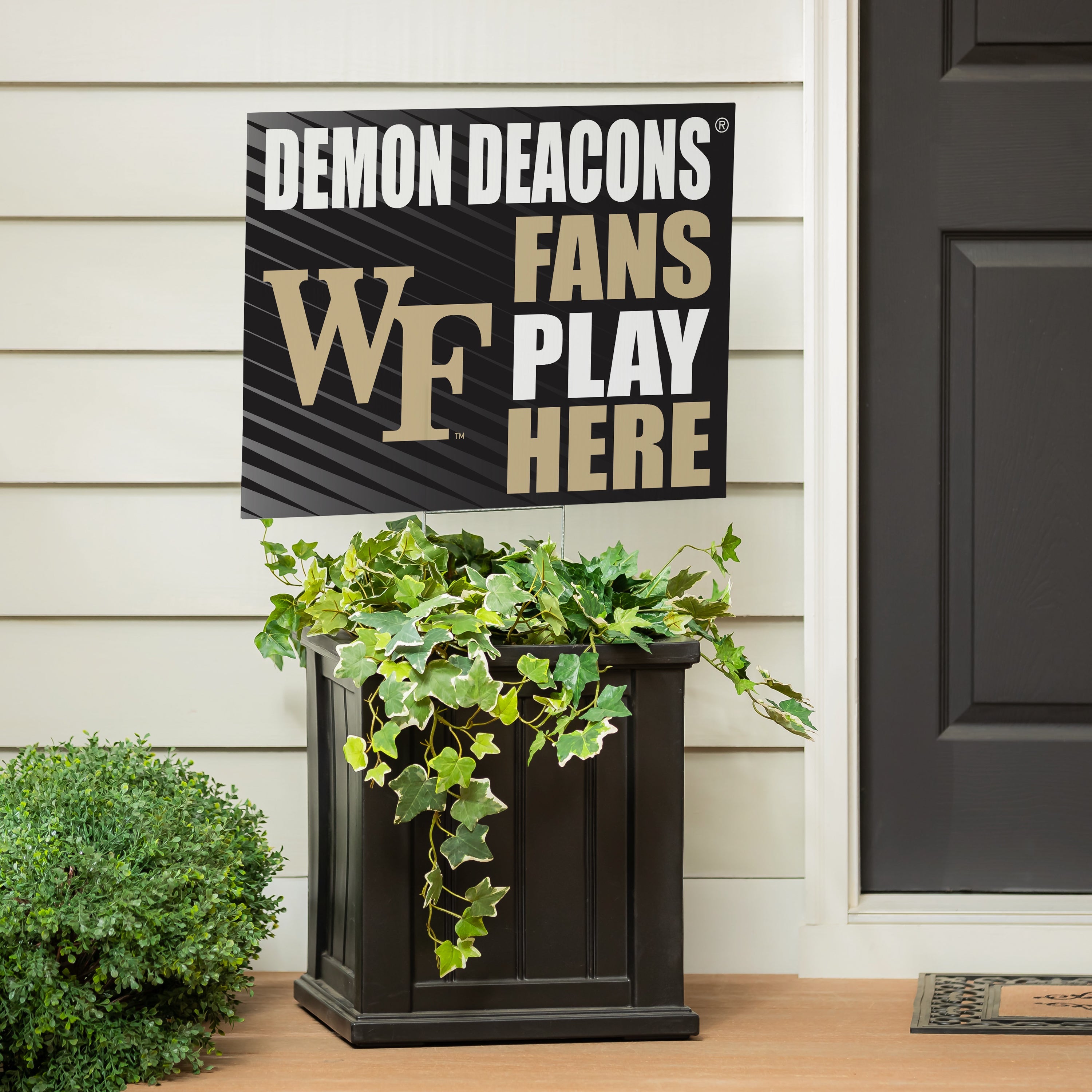 Wake Forest University Coroplast Yard Sign "Fans Play Here"