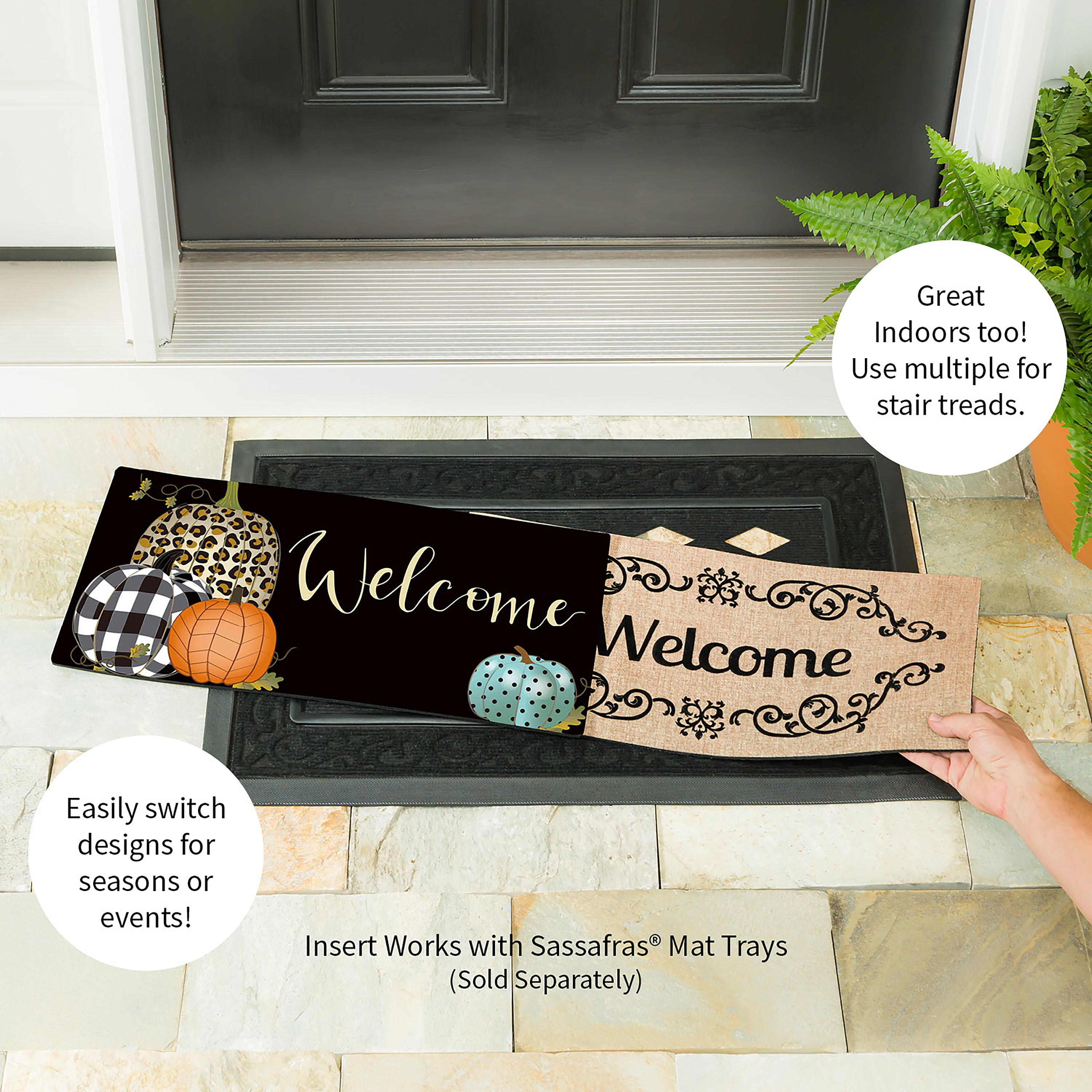 Mixed Print Pumpkins Sassafras Switch Mat