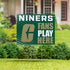 University of North Carolina/Charlotte Coroplast Yard Sign "Fans Play Here"