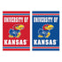 University of Kansas Embossed Suede House Flag