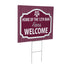 Texas A&M Coroplast Yard Sign, "Fans Welcome"