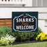 San Jose Sharks Coroplast Yard Sign, "Fans Welcome"