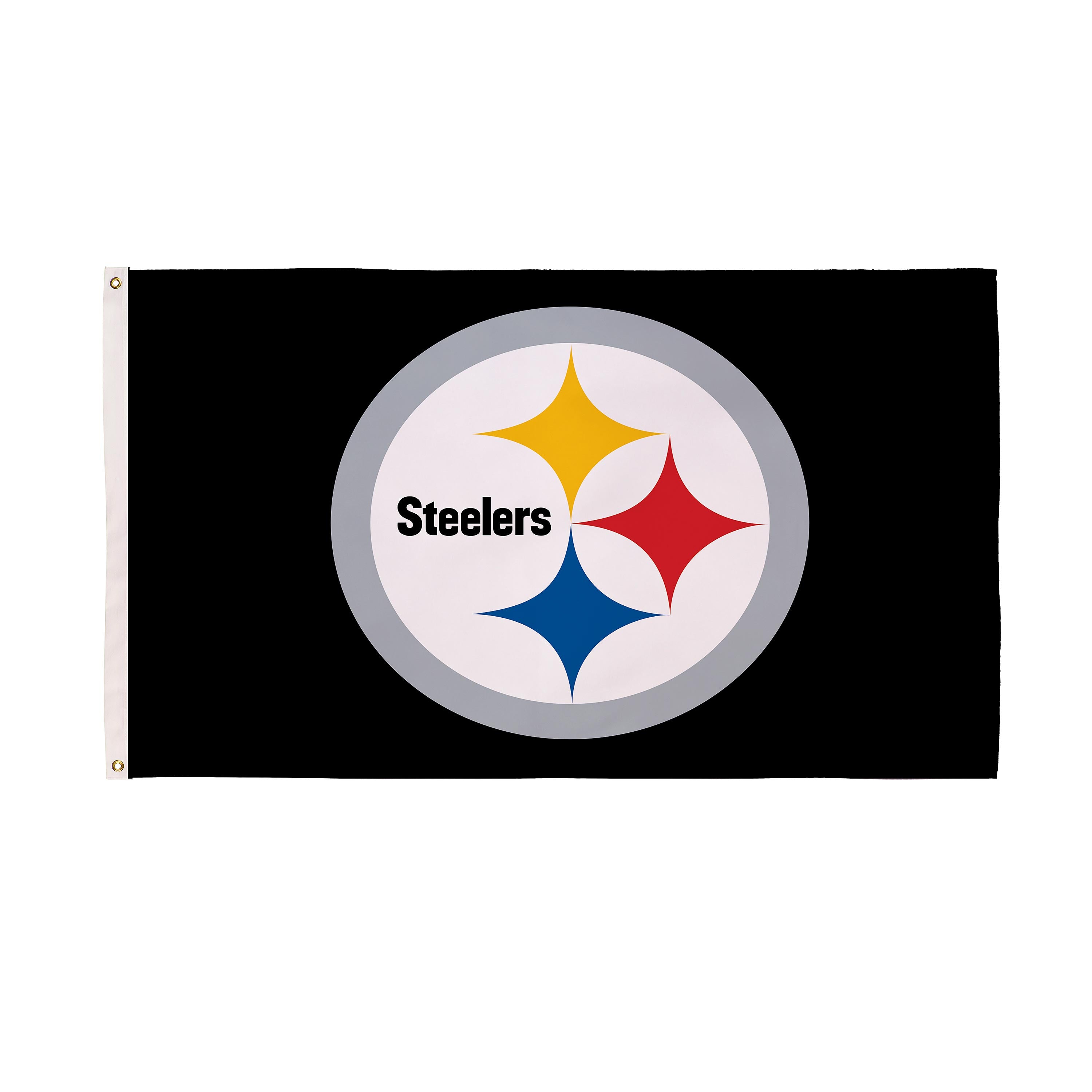 Pittsburgh Steelers Single Sided Estate Flag with 2 Grommets, 3'x5'