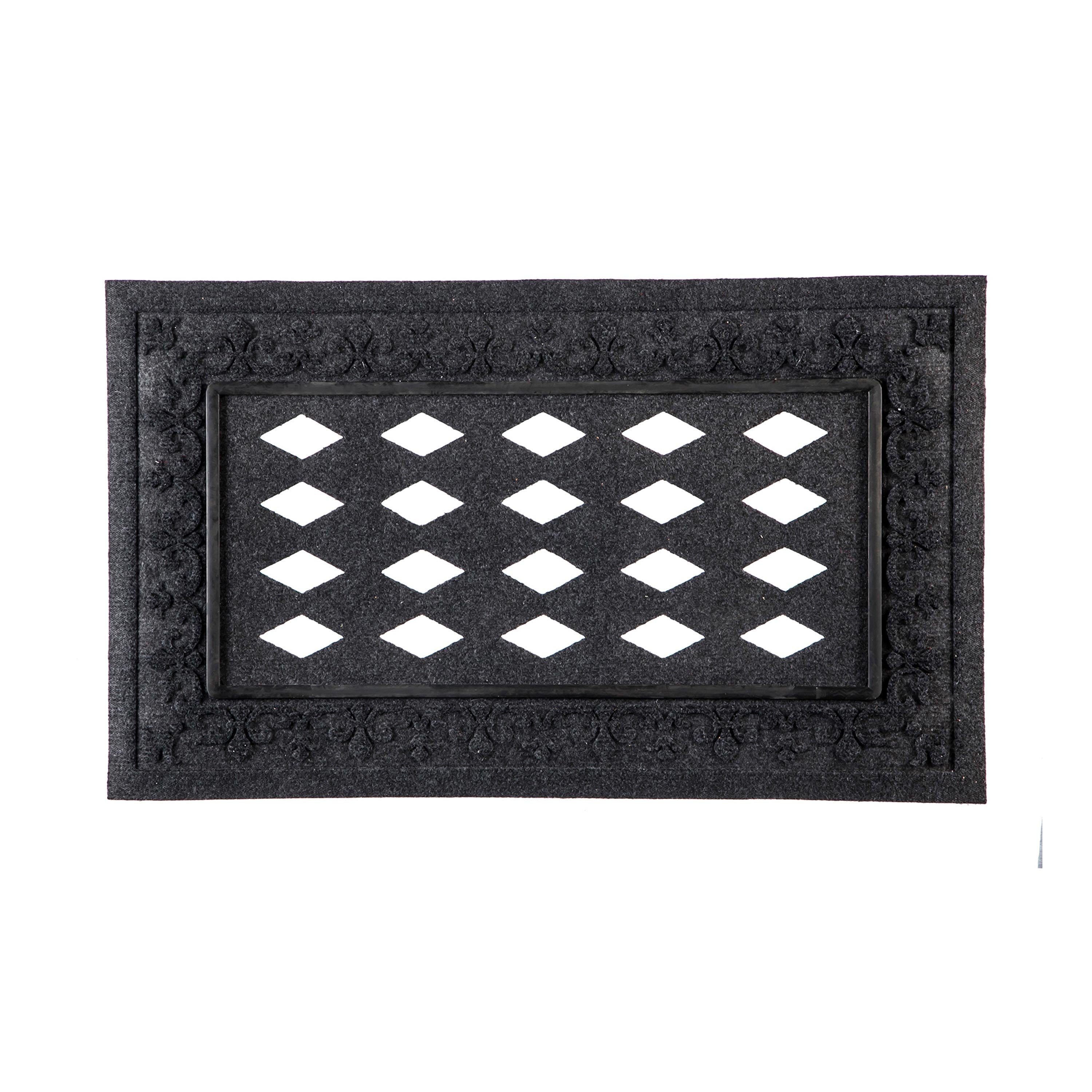 Embossed Fleur de Lis Sassafras Mat Tray