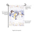 Happy Snowmen Trio Suede Garden Flag