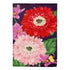 Blooming Gerbera Burlap Garden Flag