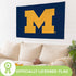 University Of Michigan Single Sided Flag w/ 2 Grommets, 3'x5'