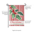 Christmas Greetings Burlap Garden Flag