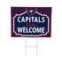Washington Capitals Coroplast Yard Sign, "Fans Welcome"