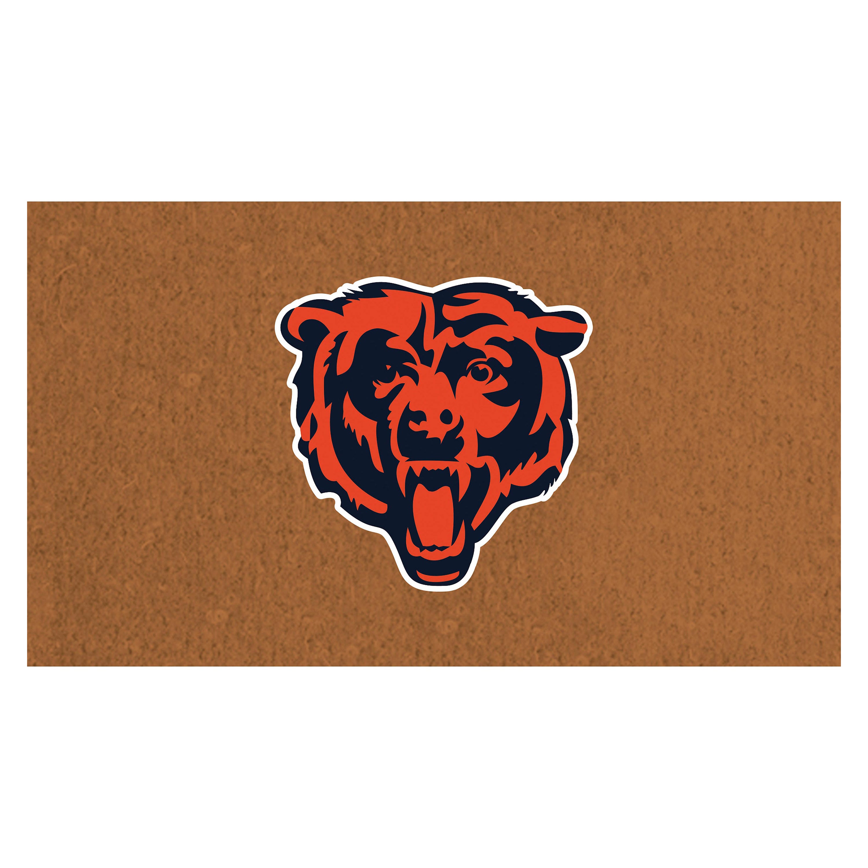 Coir Mat, 16"x28", Chicago Bears