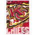 Kansas City Chiefs Justin Patten Logo Suede Garden Flag