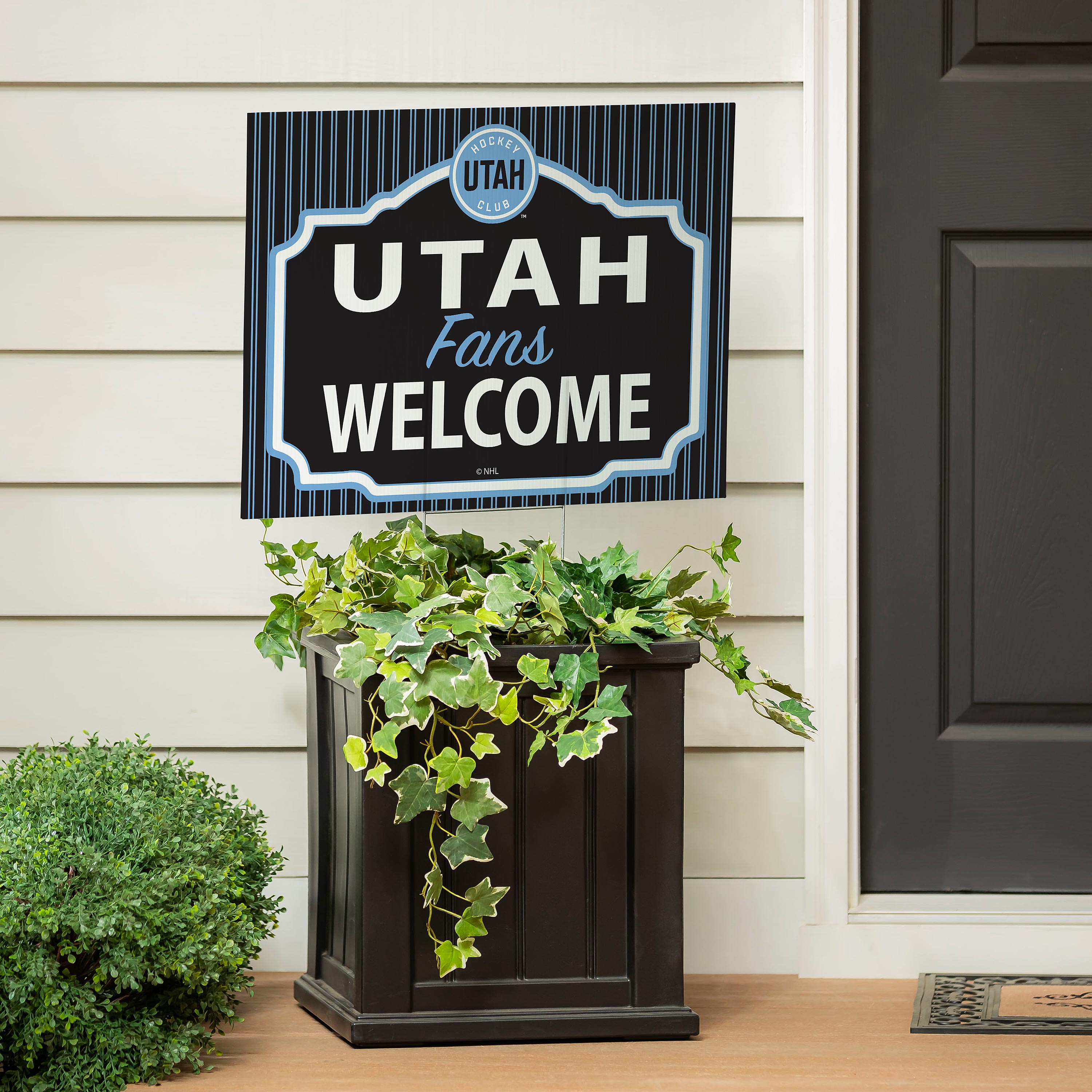 Utah Hockey Club Coroplast Yard Sign, "Fans Welcome"