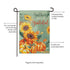 Grateful Gatherings Suede Garden Flag