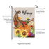 Grateful Cornucopia Suede Garden  Flag