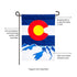 Colorado State Garden Applique Flag