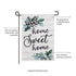 Home Sweet Home Eucalyptus Garden Burlap Flag