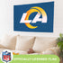 Los Angeles Rams Single Sided Flag with 2 Grommets, 3'x5'