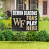 Wake Forest University Coroplast Yard Sign "Fans Play Here"