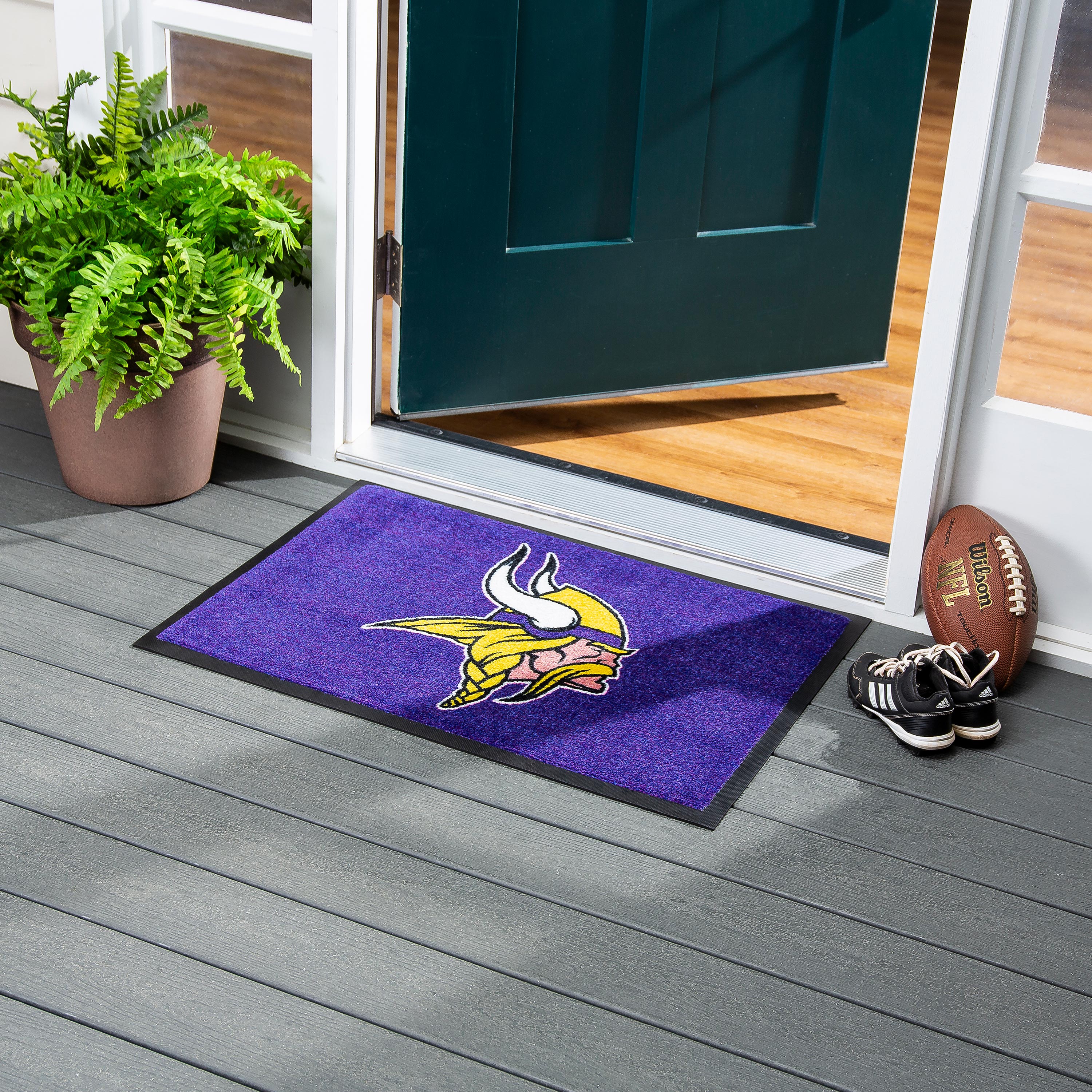 2'x3' USA Made Indoor/Outdoor Entryway Mat, Minnesota Vikings