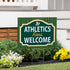 Oakland A's Coroplast Yard Sign, "Fans Welcome"